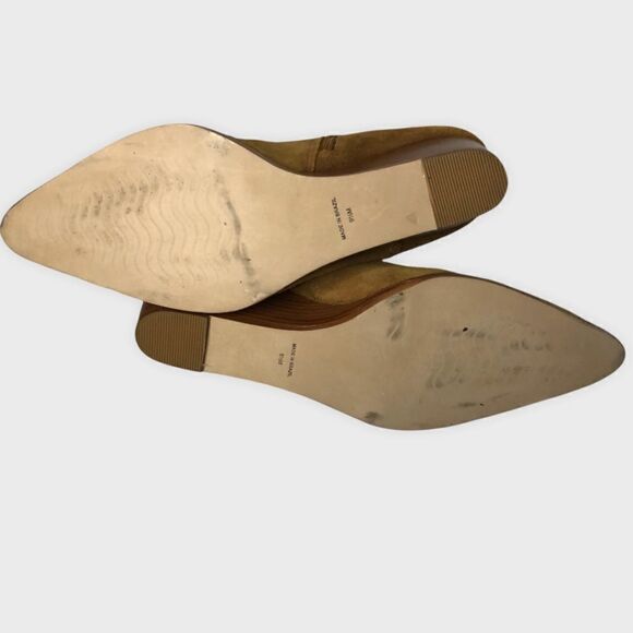 Matisse Essentials Suede Wedge Boots Size 9 1/2 In Fawn - Picture 8 of 11